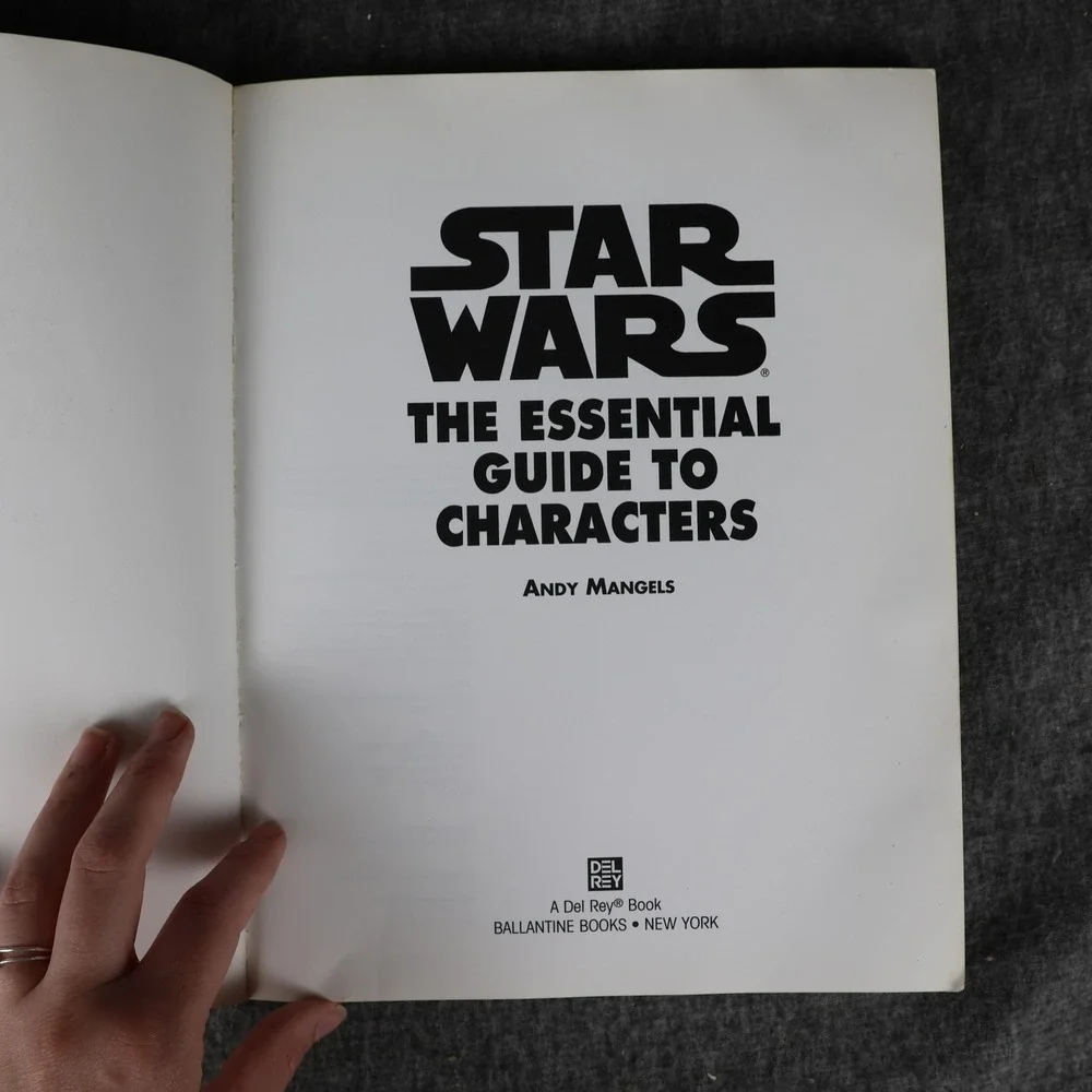 Vintage Star Wars Essential Guide To Characters Andy Mangels PB 1st 1995 USA